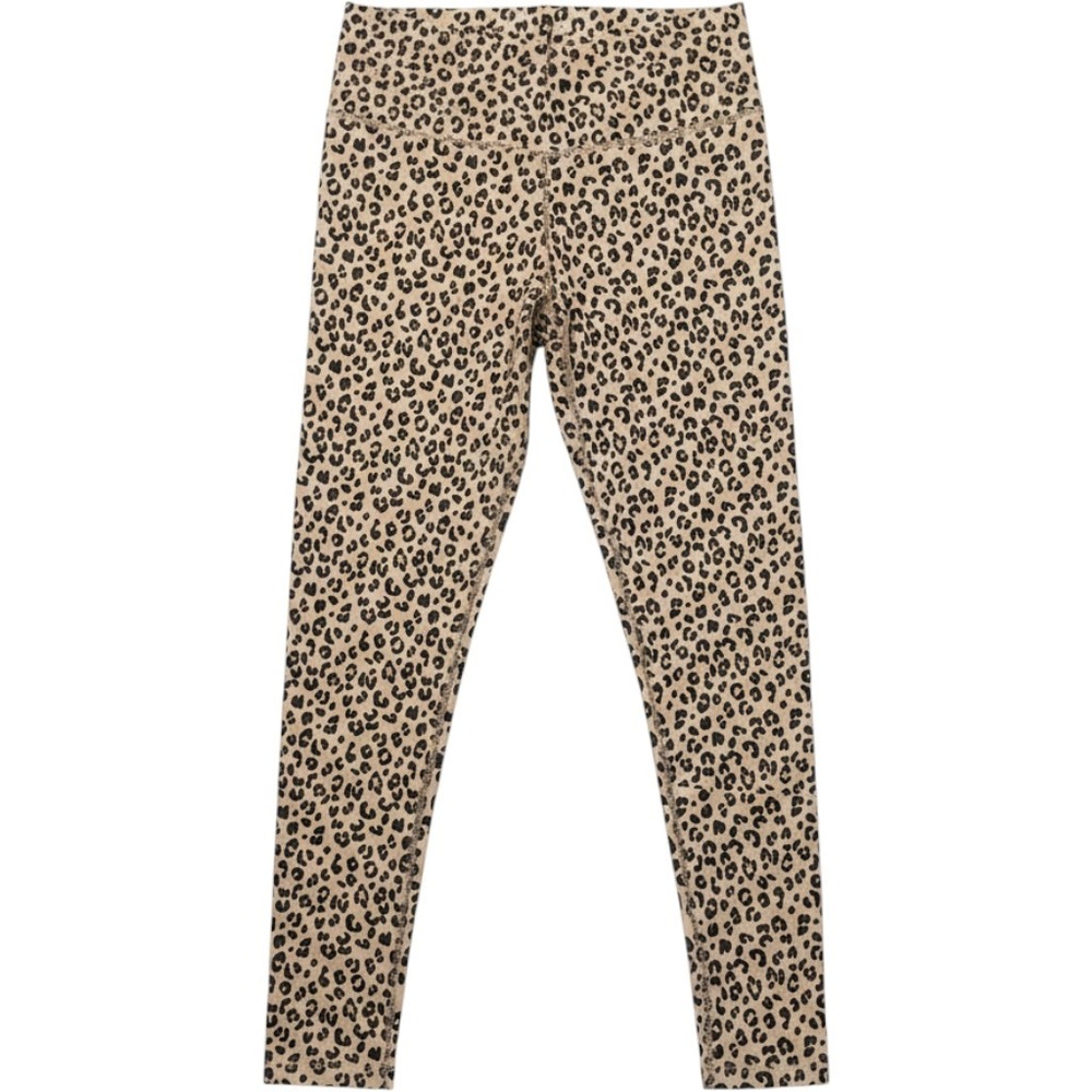 Play X Play Leggings Womens S Tan NWT Leopard Print High Rise Activewear